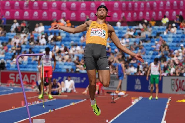 Birmingham , Leichtathletik, Athletics, Track and Field, EAA, Leichtathletik EM Birmingham 2026 European Championships birmingham 2026 , 10.08-17.08.2026, Alexander Stadium Birmingham, Grossbritannien , Weitsprung Männer, Long Jump Men Simon Plitzko Deutschland, Germany GER Copyright Gladys Chai von der Laage *** Birmingham, Track and Field, Athletics, EAA, 2026 European Athletics Championships in Birmingham, 10 08 17–08 20 26, Alexander Stadium, Birmingham, United Kingdom, Men’s Long Jump, Simon Plitzko, Germany (GER), Copyright Gladys Chai von der Laage