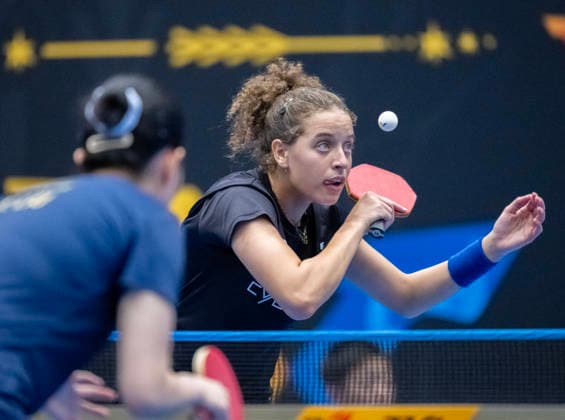 MALMÖ 2026-08-10 Egypt s Hana Goda (paired with Dina Meshref) in the match against Germany s Nina Mittelham and Australia s Yangzi Liu in the first round of the women s doubles tournament at the Europe Smash Sweden 2026 Table tennis, Tischtennis tournament at Baltiska Hallen in Malmö, Sweden, on August 10, 2026. MALMÖ SWEDEN x50090x *** MALMÖ, August 10, 2026—Egypt’s Hana Goda teamed up with Dina Meshref to face Germany’s Nina Mittelham and Australia’s Yangzi Liu in the first round of the women’s doubles tournament at the Europe Smash Sweden 2026 table tennis tournament at Baltiska Hallen in Malmö, Sweden, on August 10, 2026 MALMÖ SWEDEN x50090x  Copyright: xJohanxNilssonx xTTx EUROPE SMASH SWEDEN 2026