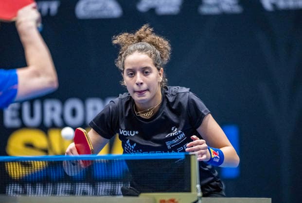 MALMÖ 2026-08-10 Egypt s Hana Goda (paired with Dina Meshref) in the match against Germany s Nina Mittelham and Australia s Yangzi Liu in the first round of the women s doubles tournament at the Europe Smash Sweden 2026 Table tennis, Tischtennis tournament at Baltiska Hallen in Malmö, Sweden, on August 10, 2026. MALMÖ SWEDEN x50090x *** MALMÖ, August 10, 2026—Egypt’s Hana Goda teamed up with Dina Meshref to face Germany’s Nina Mittelham and Australia’s Yangzi Liu in the first round of the women’s doubles tournament at the Europe Smash Sweden 2026 table tennis tournament at Baltiska Hallen in Malmö, Sweden, on August 10, 2026 MALMÖ SWEDEN x50090x  Copyright: xJohanxNilssonx xTTx EUROPE SMASH SWEDEN 2026