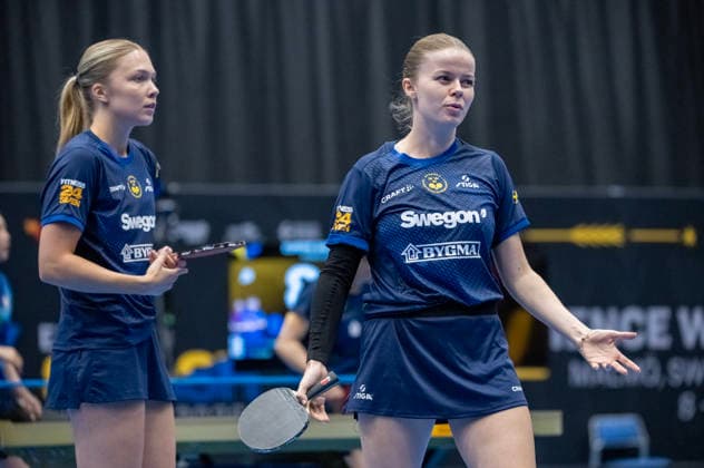 MALMÖ 2026-08-10 Sweden s Christina Källberg and Filippa Bergand in the match against Taiwan s Chien Tung-Chuan and Li Yu-Jhun in the first round of the women s doubles tournament of the Europe Smash Sweden 2026 Table tennis, Tischtennis tournament at Baltiska Hallen in Malmö, Sweden, on August 10, 2026. MALMÖ SWEDEN x50090x *** MALMÖ, August 10, 2026—Sweden’s Christina Källberg and Filippa Bergand faced Taiwan’s Chien Tung Chuan and Li Yu Jhun in the first round of the women’s doubles tournament at the Europe Smash Sweden 2026 table tennis tournament at Baltiska Hallen in Malmö, Sweden, on August 10, 2026 MALMÖ SWEDEN x50090x  Copyright: xJohanxNilssonx xTTx EUROPE SMASH SWEDEN 2026