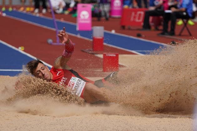 Birmingham , Leichtathletik, Athletics, Track and Field, EAA, Leichtathletik EM Birmingham 2026 European Championships birmingham 2026 , 10.08-17.08.2026, Alexander Stadium Birmingham, Grossbritannien , Weitsprung Männer, Long Jump Men Simon Ehammer Schweiz Switzerland, Suiss, Copyright Gladys Chai von der Laage *** Birmingham, Track and Field, Athletics, EAA, 2026 European Athletics Championships in Birmingham, August 10–17, 2026, Alexander Stadium, Birmingham, Great Britain, Men’s Long Jump, Simon Ehammer, Switzerland, Suiss, Copyright Gladys Chai von der Laage
