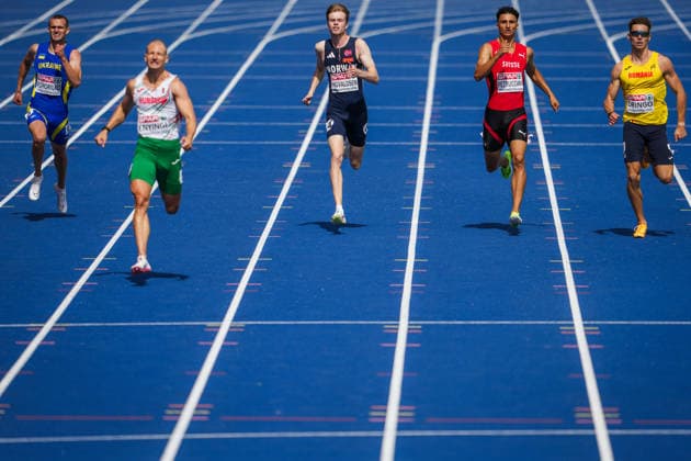 EM i friidrett utendors 2026 - Dag 1 Birmingham, England 20260810. Havard Bentdal Ingvaldsen i ovelsen 400 meter menn forsok under EM i friidrett 2026 pa Alexander Stadium i Birmingham mandag. Foto: Beate Oma Dahle NTB Birmingham England EDITORIAL USE ONLY. RESTRICTED USE FOR BETTING COMPANIES Ref:_SPOH9Qgg0bTI14.jpg *** 2026 European Outdoor Athletics Championships, Day 1, Birmingham, England 20260810 Havard Bentdal Ingvaldsen in the men’s 400-meter preliminary heat during the 2026 European Athletics Championships at Alexander Stadium in Birmingham on Monday. Photo: Beate Oma Dahle, NTB, Birmingham, England. EDITORIAL USE ONLY. RESTRICTED USE FOR BETTING COMPANIES  Copyright: xBeatexOmaxDahlex xNTBx