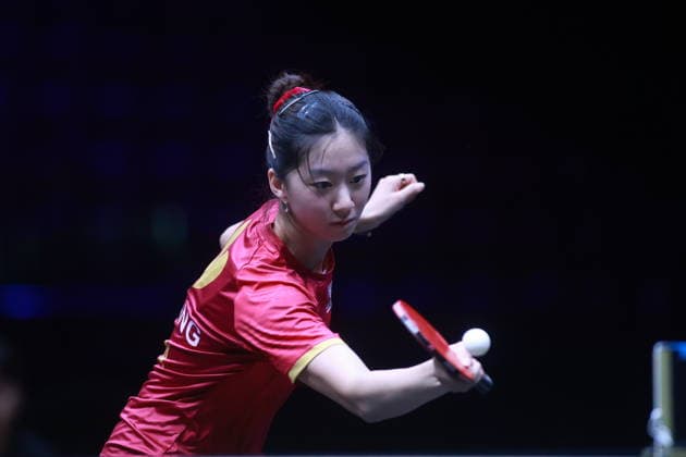 2026 WTT Europe Smash - Sweden - Main Draw Amy Wang of the United States competes against Kim Nayeong of South Korea during the Women s Singles Round of 64 at the 2026 Europe Smash at the Malmo Arena in Malmo, Sweden, on August 10, 2026. Malmo Sweden  Copyright: xRemyxGrosx originalFilename:gros-europesm260810_npxSD.jpg