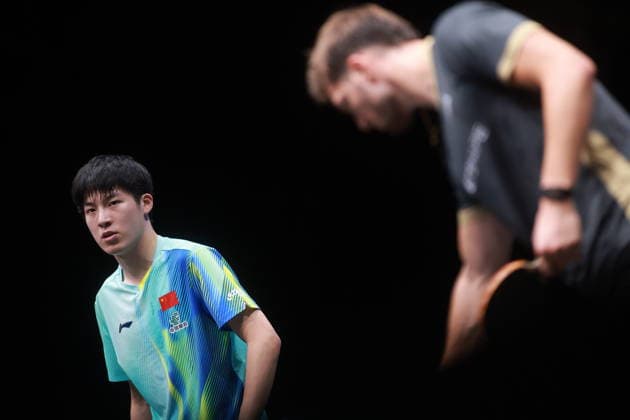 2026 WTT Europe Smash - Sweden - Main Draw Wen Ruibo of China competes against Lilian Bardet of France during the Women s Singles Round of 64 at the 2026 Europe Smash at the Malmo Arena in Malmo, Sweden, on August 10, 2026. Malmo Sweden  Copyright: xRemyxGrosx originalFilename:gros-europesm260810_npjL2.jpg