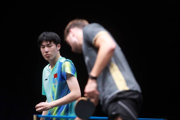 2026 WTT Europe Smash - Sweden - Main Draw Wen Ruibo of China competes against Lilian Bardet of France during the Women s Singles Round of 64 at the 2026 Europe Smash at the Malmo Arena in Malmo, Sweden, on August 10, 2026. Malmo Sweden  Copyright: xRemyxGrosx originalFilename:gros-europesm260810_npKcv.jpg