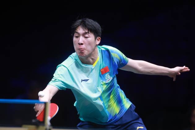 2026 WTT Europe Smash - Sweden - Main Draw Wen Ruibo of China competes against Lilian Bardet of France during the Women s Singles Round of 64 at the 2026 Europe Smash at the Malmo Arena in Malmo, Sweden, on August 10, 2026. Malmo Sweden  Copyright: xRemyxGrosx originalFilename:gros-europesm260810_npnha.jpg