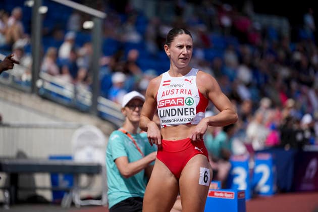 ATHLETICS - European Athletics Championships BIRMINGHAM,ENGLAND,10.AUG.26 - ATHLETICS - European Athletics Championships, 100m, Women. Image shows Magdalena Lindner (AUT).  GEPAxpictures xRanjithxKumar
