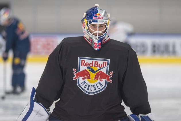 Matthias Bittner 32 (EHC Red Bull Muenchen), EHC Red Bull Muenchen Pressetrainning, 10.08.2026 Muenchen Bayern Deutschland *** Matthias Bittner, 32, EHC Red Bull Munich, EHC Red Bull Munich press training session, August 10, 2026, Munich, Bavaria, Germany Copyright: xkolbert-press UlrichxGamelx