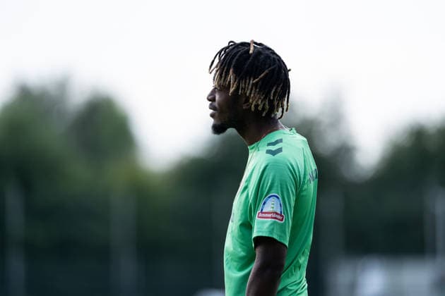 10.08.2026, GER Deutschland, Fussball, Saison 2026 2027, Trainingslager Werder Bremen, 1. Einheit des Trainingslagers von SV Werder Bremen in Harsewinkel-Marienfeld Samuel Mbangula (SV Werder Bremen, 7) Harsewinkel-Marienfeld Hotel-Residence Klosterpforte Nordrhein-Westfalen (NRW) Deutschland *** August 10, 2026, GER Germany, Soccer, 2026–2027 Season, Werder Bremen Training Camp, 1 session from SV Werder Bremen’s training camp in Harsewinkel, Marienfeld: Samuel Mbangula, SV Werder Bremen; 7 Harsewinkel, Marienfeld, Hotel Residence Klosterpforte, North Rhine-Westphalia (NRW), Germany Copyright: xnordphotoxGmbHx xChristianxSchulzex