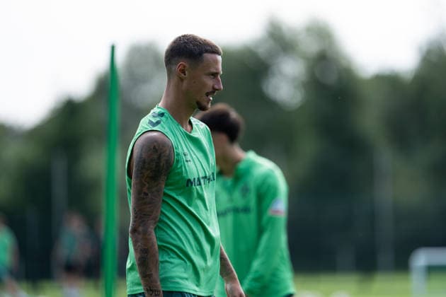 10.08.2026, GER Deutschland, Fussball, Saison 2026 2027, Trainingslager Werder Bremen, 1. Einheit des Trainingslagers von SV Werder Bremen in Harsewinkel-Marienfeld Marco Friedl (SV Werder Bremen, 32) Harsewinkel-Marienfeld Hotel-Residence Klosterpforte Nordrhein-Westfalen (NRW) Deutschland *** August 10, 2026, GER Germany, Soccer, 2026–2027 Season, Werder Bremen Training Camp, 1 session from SV Werder Bremen’s training camp in Harsewinkel-Marienfeld; Marco Friedl, SV Werder Bremen; 32 Harsewinkel-Marienfeld; Hotel Residence Klosterpforte; North Rhine-Westphalia (NRW), Germany Copyright: xnordphotoxGmbHx xChristianxSchulzex