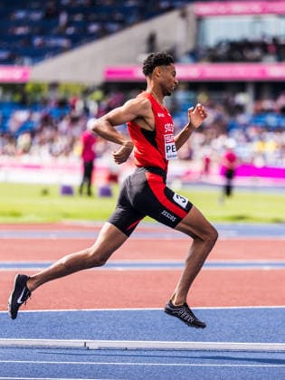 European Athletics Championships; Birmingham, 10.08.2026 BIRMINGHAM, UNITED KINGDOM - AUGUST 10: First round of the mens 800 m: Ivan Pelizza (Switzerland) on August 10, 2026 in Birmingham, United Kingdom. *** European Athletics Championships, Birmingham, August 10, 2026 BIRMINGHAM, UNITED KINGDOM AUGUST 10 First round of the men s 800 m: Ivan Pelizza of Switzerland on August 10, 2026, in Birmingham, United Kingdom Copyright: xBEAUTIFULxSPORTS UlfxSchillerx