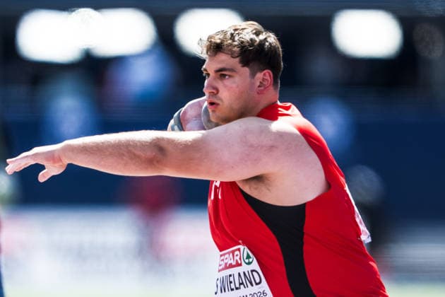 European Athletics Championships; Birmingham, 10.08.2026 BIRMINGHAM, UNITED KINGDOM - AUGUST 10: Stefan Wieland (Switzerland) competes in the qualification of the mens shot put on August 10, 2026 in Birmingham, United Kingdom. *** European Athletics Championships, Birmingham, August 10, 2026 BIRMINGHAM, UNITED KINGDOM AUGUST 10 Stefan Wieland of Switzerland competes in the men s shot put qualifying round on August 10, 2026, in Birmingham, United Kingdom Copyright: xBEAUTIFULxSPORTS UlfxSchillerx
