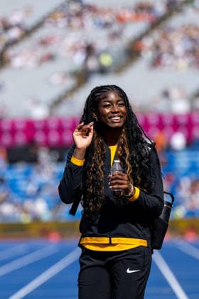 10.08.2026, GBR, Leichtathletik, Europameisterschaft 2026, Morgensession Tag 1, Birmingham Nina Chioma Ndubuisi ( Deutschland ), Kugelstoßen Damen, Qualifikation Birmingham Alexander Stadium England Großbritannien *** August 10, 2026, GBR, Track and Field, 2026 European Championships, Morning Session, Day 1, Birmingham Nina Chioma Ndubuisi (Germany), Women s Shot Put, Qualifying Round, Alexander Stadium, Birmingham, England, Great Britain Copyright: xNordphoto Memmlerx