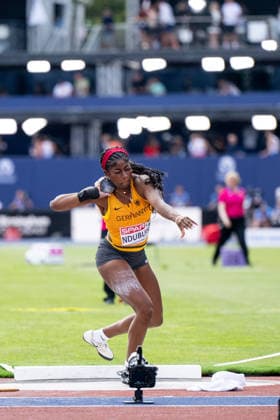 10.08.2026, GBR, Leichtathletik, Europameisterschaft 2026, Morgensession Tag 1, Birmingham Nina Chioma Ndubuisi ( Deutschland ), Kugelstoßen Damen, Qualifikation Birmingham Alexander Stadium England Großbritannien *** August 10, 2026, GBR, Track and Field, 2026 European Championships, Morning Session, Day 1, Birmingham Nina Chioma Ndubuisi (Germany), Women s Shot Put, Qualifying Round, Alexander Stadium, Birmingham, England, Great Britain Copyright: xNordphoto Memmlerx