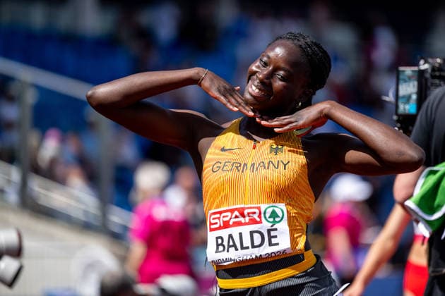10.08.2026, GBR, Leichtathletik, Europameisterschaft 2026, Morgensession Tag 1, Birmingham Vanessa Balde ( Deutschland ), 400 Meter Hürden Damen, Vorlauf Birmingham Alexander Stadium England Großbritannien *** August 10, 2026, GBR, Track and Field, 2026 European Championships, Morning Session, Day 1, Birmingham, Vanessa Balde (Germany), Women s 400-meter hurdles, Heats, Alexander Stadium, Birmingham, England, Great Britain Copyright: xNordphoto Memmlerx
