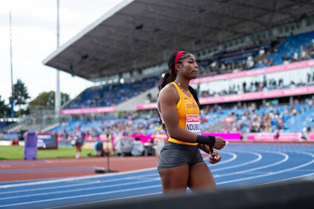 10.08.2026, GBR, Leichtathletik, Europameisterschaft 2026, Morgensession Tag 1, Birmingham Nina Chioma Ndubuisi ( Deutschland ), Kugelstoßen Damen, Qualifikation Birmingham Alexander Stadium England Großbritannien *** August 10, 2026, GBR, Track and Field, 2026 European Championships, Morning Session, Day 1, Birmingham Nina Chioma Ndubuisi (Germany), Women s Shot Put, Qualifying Round, Birmingham Alexander Stadium, England, Great Britain Copyright: xNordphoto Memmlerx