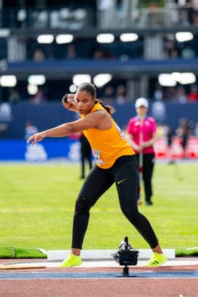 10.08.2026, GBR, Leichtathletik, Europameisterschaft 2026, Morgensession Tag 1, Birmingham Yemisi Mabry ( Deutschland ), Kugelstoßen Damen, Qualifikation Birmingham Alexander Stadium England Großbritannien *** August 10, 2026, GBR, Track and Field, 2026 European Championships, Morning Session, Day 1, Birmingham, Yemisi Mabry (Germany), Women s Shot Put, Qualifying Round, Birmingham Alexander Stadium, England, Great Britain Copyright: xNordphoto Memmlerx