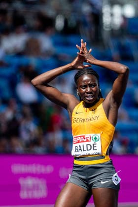 10.08.2026, GBR, Leichtathletik, Europameisterschaft 2026, Morgensession Tag 1, Birmingham Chelsea Kadiri ( Deutschland ), 100 Meter Sprint Damen, Vorlauf Birmingham Alexander Stadium England Großbritannien *** August 10, 2026, GBR, Track and Field, 2026 European Championships, Morning Session, Day 1, Birmingham, Chelsea Kadiri (Germany), Women s 100-meter dash, Heats, Birmingham Alexander Stadium, England, Great Britain Copyright: xNordphoto Memmlerx