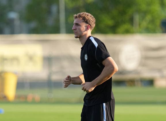 SOCCER - UEFA CL, Sturm vs Fenerbahce GRAZ,AUSTRIA,10.AUG.26 - SOCCER - UEFA Champions League, qualification, Sturm Graz vs Fenerbahce Istanbul, preview, training Sturm. Image shows Nelson Weiper (Sturm).  GEPAxpictures xMichaelxRiedler