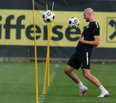 SOCCER - UEFA CL, Sturm vs Fenerbahce GRAZ,AUSTRIA,10.AUG.26 - SOCCER - UEFA Champions League, qualification, Sturm Graz vs Fenerbahce Istanbul, preview, training Sturm. Image shows Gorenc Stankovic (Sturm).  GEPAxpictures xMichaelxRiedler