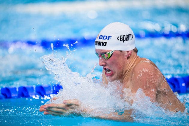 260810 Charlie Egeland of Norway competes in a men™s 100 meters breaststroke swimming semifinal during day eleven of the 2026 European Aquatics Championships on August 10, 2026 in Saint-Denis. Photo: Joel Marklund BILDBYRAN kod JM JM0838 bbeng simning swimming svomming 2026 european aquatics championships em Norge *** August 10, 2026: Charlie Egeland of Norway competes in the men’s 100-meter breaststroke swimming semifinal on the eleventh day of the 2026 European Aquatics Championships on August 10, 2026 in Saint Denis. Photo by Joel Marklund. BILDBYRAN code JM JM0838 bbeng swimming 2026 European Aquatics Championships EM Norway  Copyright: JOELxMARKLUND BB260810JM150
