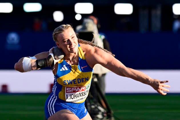BIRMINGHAM, UNITED KINGDOM 20260810 Sweden s Axelina Johansson during the women s shot put final at the European Athletics Championships at Alexander Stadium in Birmingham. *** The image is included in the SPORTS PACKAGE. For others PAID IMAGE. *** BIRMINGHAM UK x10030x *** BIRMINGHAM, UNITED KINGDOM 20260810 Sweden s Axelina Johansson during the women s shot put final at the European Athletics Championships at Alexander Stadium in Birmingham *** The image is included in the SPORTS PACKAGE. For other uses, PAID IMAGE *** BIRMINGHAM, UK x10030x  Copyright: xJonasxEkströmer TTx EUROPEAN ATHLETICS CHAMPIONSHIPS 2026