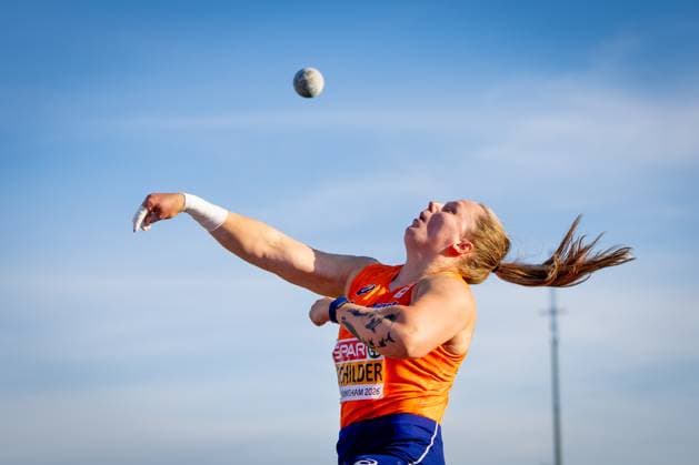 BIRMINGHAM - Jessica Schilder during the shot put final at the European Athletics Championships. It is the first time the European Championships are being held in Great Britain. IRIS VAN DEN BROEK ANP xVIxANPxSportx xxANPxIVx 565233138 originalFilename: 565233138.jpg