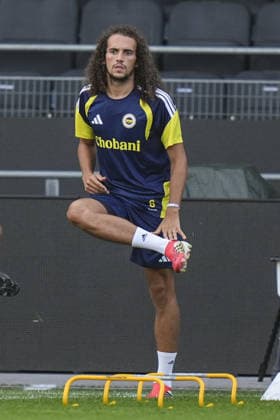 Ahead of Sturm Graz v Fenerbahce - UEFA Champions League Qualifier GRAZ, AUSTRIA - AUGUST 10: Matteo Guendouzi of Fenerbahce attends a training session ahead of UEFA Champions League third qualifying round second-leg match against Sturm Graz in Graz, Austria on August 10, 2026. Agit Erdi Ulukaya Anadolu Graz Austria. Editorial use only. Please get in touch for any other usage.  Copyright: x2026xAnadoluxAgitxErdixUlukayax
