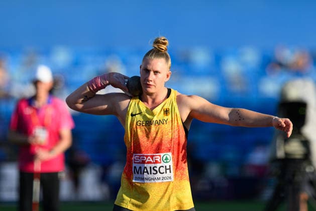 BIRMINGHAM, GREAT BRITAIN - August 10: Katharina Maisch (Germany) during the shot put final during the European Athletics Championships 2026 at Alexander Stadium in Birmingham, Great Britain (Photo by Sven Beyrich Sports Press Photo)  Copyright: xSvenxBeyrich SportsxPressxPhotox Sportspressphoto_SPR204134