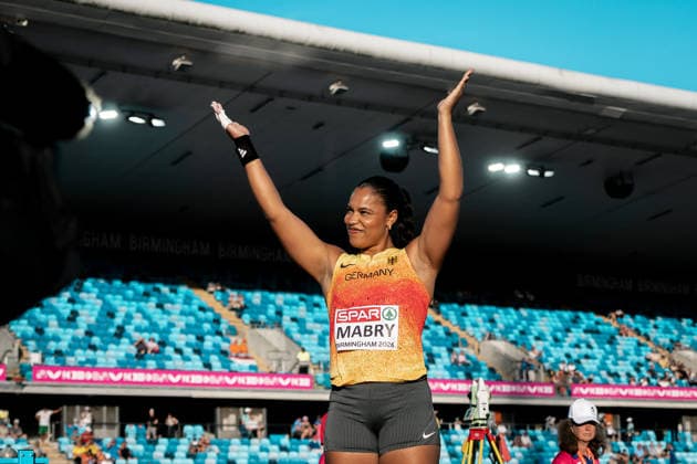 Yemisi Mabry (MTG Mannheim, Kugelstossen Frauen), GBR, Leichtathletik, Athletics, European Athletics Championships 2026, Leichtathletik Europameisterschaft 2026, Birmingham 2026, 09.08.2026, GBR, Leichtathletik, Athletics, European Athletics Championships 2026, Leichtathletik Europameisterschaft 2026, Birmingham 2026, 09.08.2026 Birmingham *** Yemisi Mabry, MTG Mannheim, Women s Shot Put, GBR, Track and Field, Athletics, 2026 European Athletics Championships, 2026 European Track and Field Championships, Birmingham 2026, August 9, 2026, GBR, Track and Field, Athletics, 2026 European Athletics Championships, 2026 European Track and Field Championships, Birmingham 2026, August 9, 2026, Birmingham Copyright: xStefanxMayerx EP_SMR