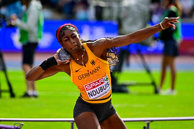 Nina NDUBUISI (Germany, SG Schorndorf 1846, SHOT PUT Women) GBR, European Athletics Championships, Athletics, 10.08.2026, GBR, European Athletics Championships, Athletics, 10.08.2026, Birmingham *** Nina NDUBUISI, Germany, SG Schorndorf 1846, Women s Shot Put, GBR, European Athletics Championships, Track and Field, August 10, 2026, GBR, European Athletics Championships, Track and Field, August 10, 2026, Birmingham Copyright: xEibnerxPressefoto JanxPapenfussx EP_JPS