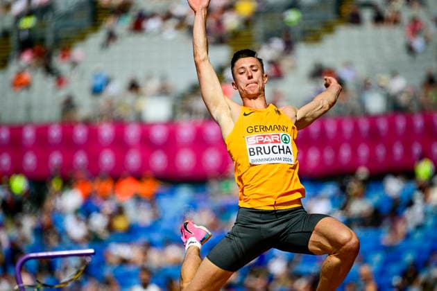 Kevin BRUCHA (Germany, TLV Germania Ueberruhr, LONG JUMP Men) GBR, European Athletics Championships, Athletics, 10.08.2026, GBR, European Athletics Championships, Athletics, 10.08.2026, Birmingham *** Kevin BRUCHA Germany, TLV Germania Ueberruhr, Men s Long Jump GBR, European Athletics Championships, Athletics, August 10, 2026, GBR, European Athletics Championships, Athletics, August 10, 2026, Birmingham Copyright: xEibnerxPressefoto JanxPapenfussx EP_JPS