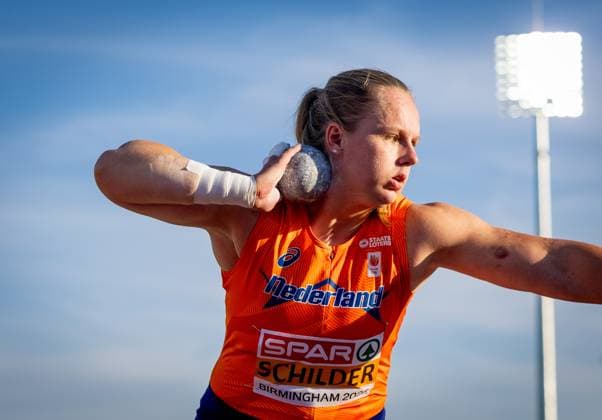 BIRMINGHAM - Jessica Schilder during the shot put final at the European Athletics Championships. It is the first time the European Championships are being held in Great Britain. IRIS VAN DEN BROEK ANP xVIxANPxSportx xxANPxIVx 565233246 originalFilename: 565233246.jpg
