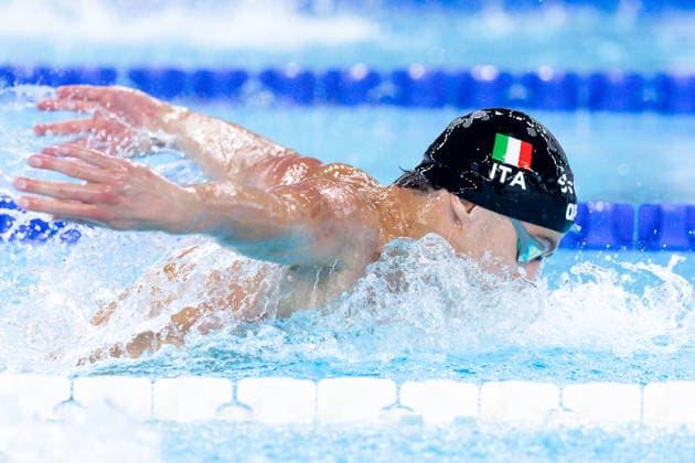 European Aquatics Championships Swimming Day 1 Alberto Razzetti during European Aquatics Championships Swimming Day 1 in Paris, France, on August 10, 2026 Paris France  Copyright: xFotoxOlimpikx originalFilename:jastrzebowski-european260810_npdN4.jpg
