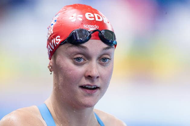 European Aquatics Championships Swimming Day 1 Evelyn Davis during European Aquatics Championships Swimming Day 1 in Paris, France, on August 10, 2026 Paris France  Copyright: xFotoxOlimpikx originalFilename:jastrzebowski-european260810_npKs1.jpg