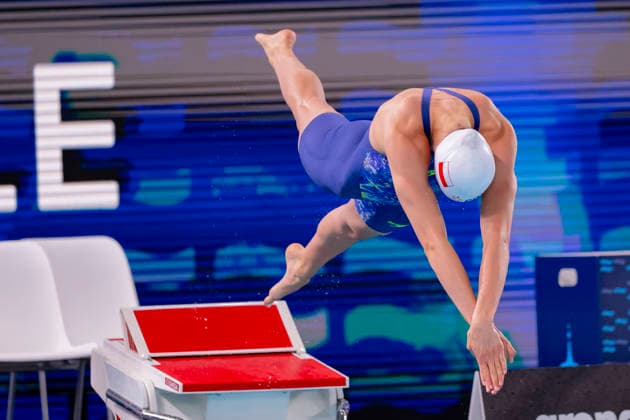 France, Paris, Centre Aquatique Olympique Metropole du Grand Paris, 10.08.2026, European Aquatics Championships Artistic Swimming, Day 11, Morning Session, Kornelia Fiedkiewicz of Poland, Photo by Eibner Pressefoto Tino Henschel European Aquatics Championships Artistic Swimming, Day 11, Morning Session Paris *** France, Paris, Centre Aquatique Olympique Metropole du Grand Paris, August 10, 2026, European Aquatics Championships – Artistic Swimming, Day 11, Morning Session, Kornelia Fiedkiewicz of Poland, Photo by Eibner Pressefoto Tino Henschel, European Aquatics Championships – Artistic Swimming, Day 11, Morning Session, Paris Copyright: xEibnerxPressefotox