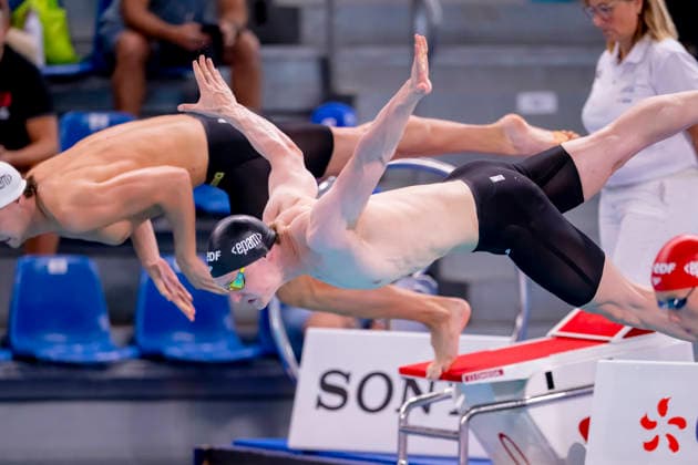 France, Paris, Centre Aquatique Olympique Metropole du Grand Paris, 10.08.2026, European Aquatics Championships Artistic Swimming, Day 11, Morning Session, Mads Ole Eidam, Potsdamer SV, Germany, Photo by Eibner Pressefoto Tino Henschel European Aquatics Championships Artistic Swimming, Day 11, Morning Session Paris *** France, Paris, Centre Aquatique Olympique Metropole du Grand Paris, August 10, 2026, European Aquatics Championships – Artistic Swimming, Day 11, Morning Session, Mads Ole Eidam, Potsdamer SV, Germany, Photo by Eibner Pressefoto Tino Henschel European Aquatics Championships Artistic Swimming, Day 11, Morning Session, Paris Copyright: xEibnerxPressefotox