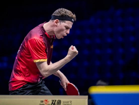 MALMÖ 2026-08-10 Jonathan Groth of Denmark celebrates after winning a point in his match against Sweden s Mattias Karlsson in the first round of the men s singles at the Europe Smash Sweden 2026 Table tennis, Tischtennis tournament at Malmö Arena in Malmö, Sweden, on August 10, 2026. MALMÖ SWEDEN x50090x *** MALMÖ, August 10, 2026 — Jonathan Groth of Denmark celebrates after winning a point in his match against Sweden’s Mattias Karlsson in the first round of the men’s singles at the Europe Smash Sweden 2026 table tennis tournament at Malmö Arena in Malmö, Sweden, on August 10, 2026 MALMÖ SWEDEN x50090x  Copyright: xJohanxNilssonx xTTx EUROPE SMASH SWEDEN 2026
