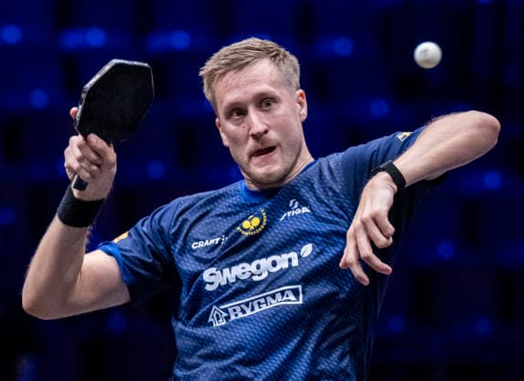 MALMÖ 2026-08-10 Sweden s Mattias Karlsson in the match against Jonathan Groth of Denmark in the men s singles first round of the Europe Smash Sweden 2026 Table tennis, Tischtennis tournament at Malmö Arena in Malmö, Sweden, on August 10, 2026. MALMÖ SWEDEN x50090x *** MALMÖ, August 10, 2026—Sweden’s Mattias Karlsson in his match against Jonathan Groth of Denmark in the first round of the men’s singles at the Europe Smash Sweden 2026 table tennis tournament at Malmö Arena in Malmö, Sweden, on August 10, 2026 MALMÖ SWEDEN x50090x  Copyright: xJohanxNilssonx xTTx EUROPE SMASH SWEDEN 2026