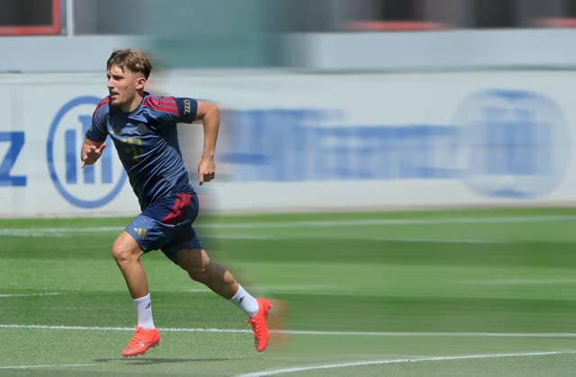 10.08.2026, FC Bayern Training , Saebenerstrasse Muenchen, Fussball, im Bild: Lennart Karl (FC Bayern Muenchen) *** August 10, 2026, FC Bayern Training, Saebenerstrasse, Munich, Soccer, Sports, Pictured: Lennart Karl, FC Bayern Munich