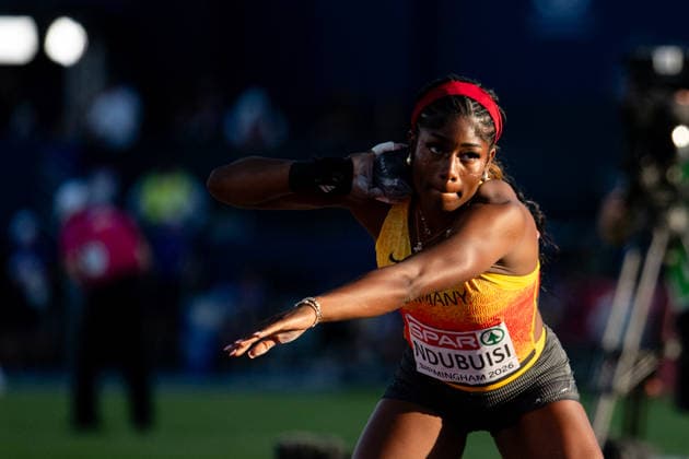 10.08.2026, GBR, Leichtathletik, Europameisterschaft 2026, Abendsession Tag 1, Birmingham Nina Chioma Ndubuisi ( Deutschland ), Kugelstoßen Damen, Finale, Birmingham Alexander Stadium England Großbritannien *** August 10, 2026, GBR, Track and Field, 2026 European Championships, Evening Session, Day 1, Birmingham Nina Chioma Ndubuisi (Germany), Women s Shot Put, Final, Alexander Stadium, Birmingham, England, United Kingdom Copyright: xNordphoto Memmlerx