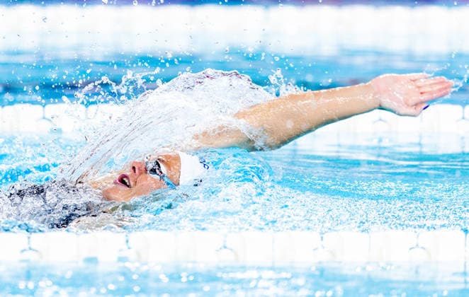European Aquatics Championships Swimming Day 1 Pauline Mahieu during European Aquatics Championships Swimming Day 1 in Paris, France, on August 10, 2026 Paris France  Copyright: xFotoxOlimpikx originalFilename:jastrzebowski-european260810_npiJL.jpg