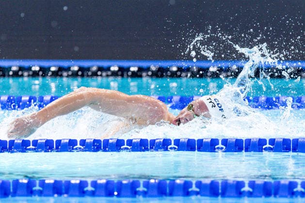 European Aquatics Championships Swimming Day 1 Leon Marchand during European Aquatics Championships Swimming Day 1 in Paris, France, on August 10, 2026 Paris France  Copyright: xFotoxOlimpikx originalFilename:jastrzebowski-european260810_nptXj.jpg