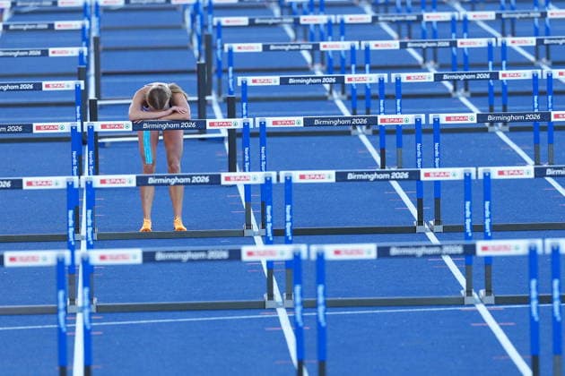 European Athletics Championships in Birmingham, United Kingdom, August 10, 2026, the women s 100 meters hurdles heat. Ester Bendova of Czech Republic. (CTKxPhoto JaroslavxSvoboda) CTKPhotoP2026081005916  CTKPhotoP2026081005916