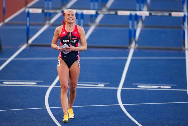 EM i friidrett utendors 2026 - Dag 1 Birmingham, England 20260810. Lovise Skarbovik Andresen in the women s 100 meter hurdles trial during the European Athletics Championships 2026 at Alexander Stadium in Birmingham on Monday. Photo: Beate Oma Dahle NTB Birmingham England EDITORIAL USE ONLY. RESTRICTED USE FOR BETTING COMPANIES Ref:_SPOy5l9JbaUJo4.jpg *** 2026 European Outdoor Athletics Championships, Day 1, Birmingham, England, August 10, 2026. Lovise Skarbovik Andresen in the women’s 100-meter hurdles trial during the 2026 European Athletics Championships at Alexander Stadium in Birmingham on Monday. Photo: Beate Oma Dahle, NTB, Birmingham, England. EDITORIAL USE ONLY. RESTRICTED USE FOR BETTING. COMCOMPANIES  Copyright: xBeatexOmaxDahlex xNTBx
