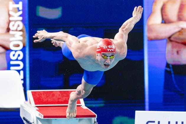 European Aquatics Championships Swimming Day 1 Jan Kalusowski during European Aquatics Championships Swimming Day 1 in Paris, France, on August 10, 2026 Paris France  Copyright: xFotoxOlimpikx originalFilename:jastrzebowski-european260810_npj7u.jpg
