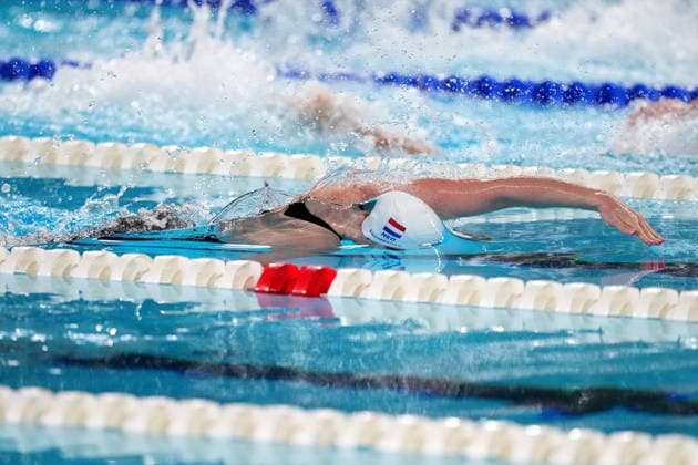 2026-08-10 2026 European Aquatics Championships PARIS, FRANCE - AUGUST 10: Marrit Steenbergen of the Netherlands during 2026 European Aquatics Championships on August 10, 2026 in Paris, France. (Photo by Nikola Krstic BSR Agency) Paris France Content not available for redistribution in The Netherlands directly or indirectly through any third parties. Copyright: xBSRxAgencyx