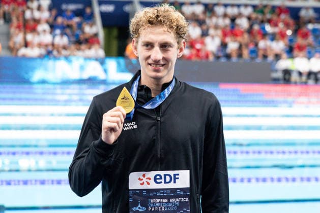 European Aquatics Championships Swimming Day 1 Ilia Borodin during European Aquatics Championships Swimming Day 1 in Paris, France, on August 10, 2026 Paris France  Copyright: xFotoxOlimpikx originalFilename:jastrzebowski-european260810_nph5o.jpg