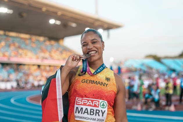 Yemisi Mabry (MTG Mannheim, Kugelstossen Frauen), GBR, Leichtathletik, Athletics, European Athletics Championships 2026, Leichtathletik Europameisterschaft 2026, Birmingham 2026, 09.08.2026, GBR, Leichtathletik, Athletics, European Athletics Championships 2026, Leichtathletik Europameisterschaft 2026, Birmingham 2026, 09.08.2026 Birmingham *** Yemisi Mabry, MTG Mannheim, Women s Shot Put, GBR, Track and Field, Athletics, 2026 European Athletics Championships, 2026 European Track and Field Championships, Birmingham 2026, August 9, 2026, GBR, Track and Field, Athletics, 2026 European Athletics Championships, 2026 European Track and Field Championships, Birmingham 2026, August 9, 2026, Birmingham Copyright: xStefanxMayerx EP_SMR