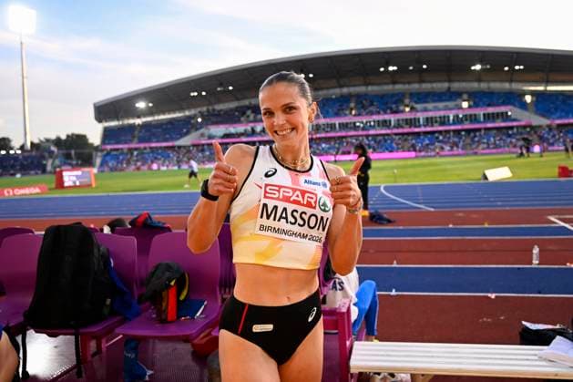 European Athletics Championships Birmingham 2026 - day 1 BIRMINGHAM, ENGLAND - AUGUST 10 : Masson Ilona (BEL) in action during the triple jump qualifiers on day 1 of the Birmingham 2026 European Athletics Championships on August 10, 2026 in Birmingham, England, 10 08 2026 Birmingham ENGLAND  Copyright: xTomasxSiskx